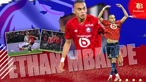 Mbappe bây giờ không chỉ có Kylian, mà còn có Ethan